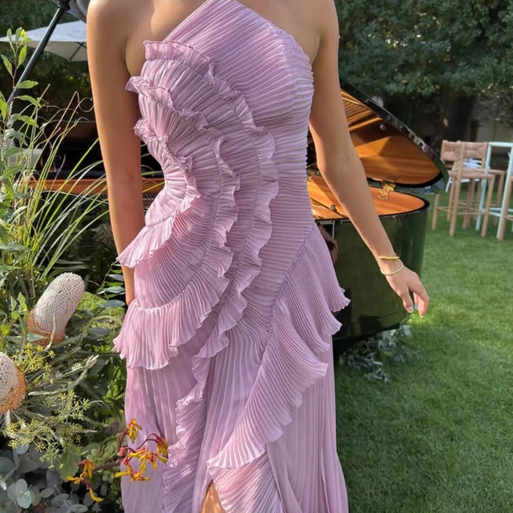 Lorelie Halter Gown in Water Hyacinth